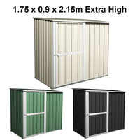 Garden Shed 1.75m x 0.9m x 2.15m Extra High