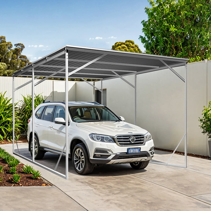 Vehicle Shelter 2.6m x 6m x 2.8m Steel Carport