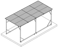 Vehicle Shelter 2.6m x 6m x 2.8m Steel Carport