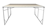 Carport 6m x 6m Vehicle Shelter Skillion Steel Double Carport plus 80X40MM Tube