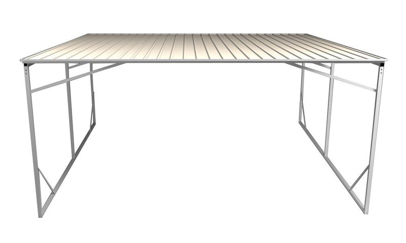 Carport 6m x 6m Vehicle Shelter Skillion Steel Double Carport plus 80X40MM Tube