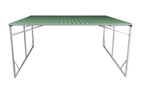 Carport 6m x 6m Vehicle Shelter Skillion Steel Double Carport plus 80X40MM Tube