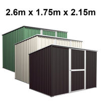 Garden Shed 2.6m x 1.75m x 2.15m