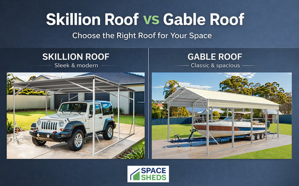Skillion VS Gable Roof Carports: Which is the Better Buy?