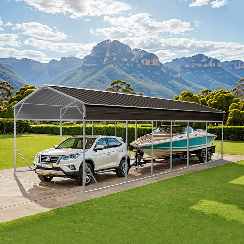 Carport 3.6 x 10.6m x 3.51m (Gable) Backyard Boat Portable Vehicle Shelter