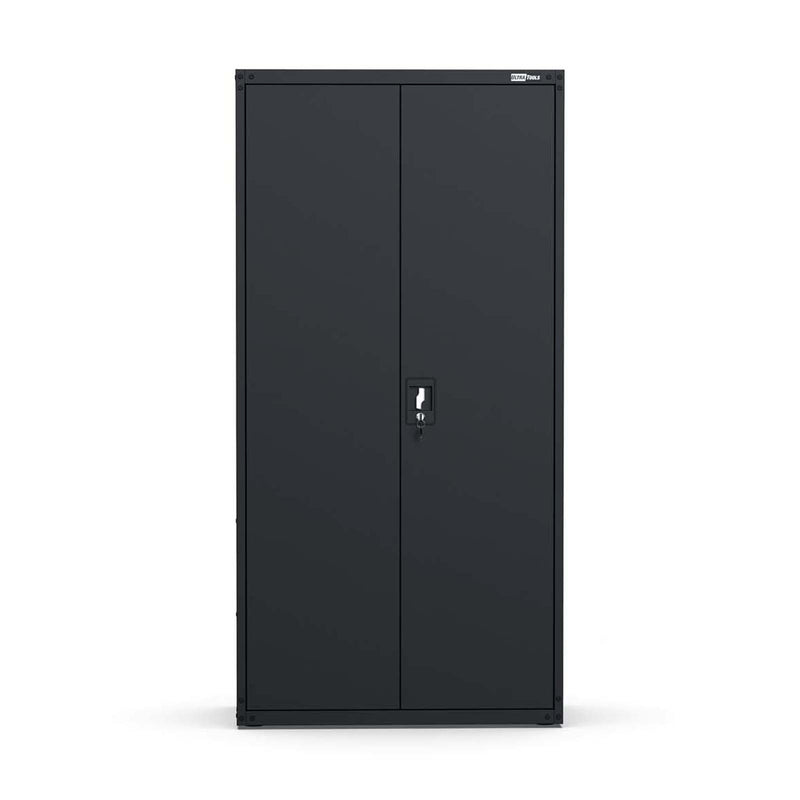 UltraTools Economy Extra Tall Steel Garage Cabinet 900mm x 500mm x 2025mm with built-in Pegboard and 6 Drawers