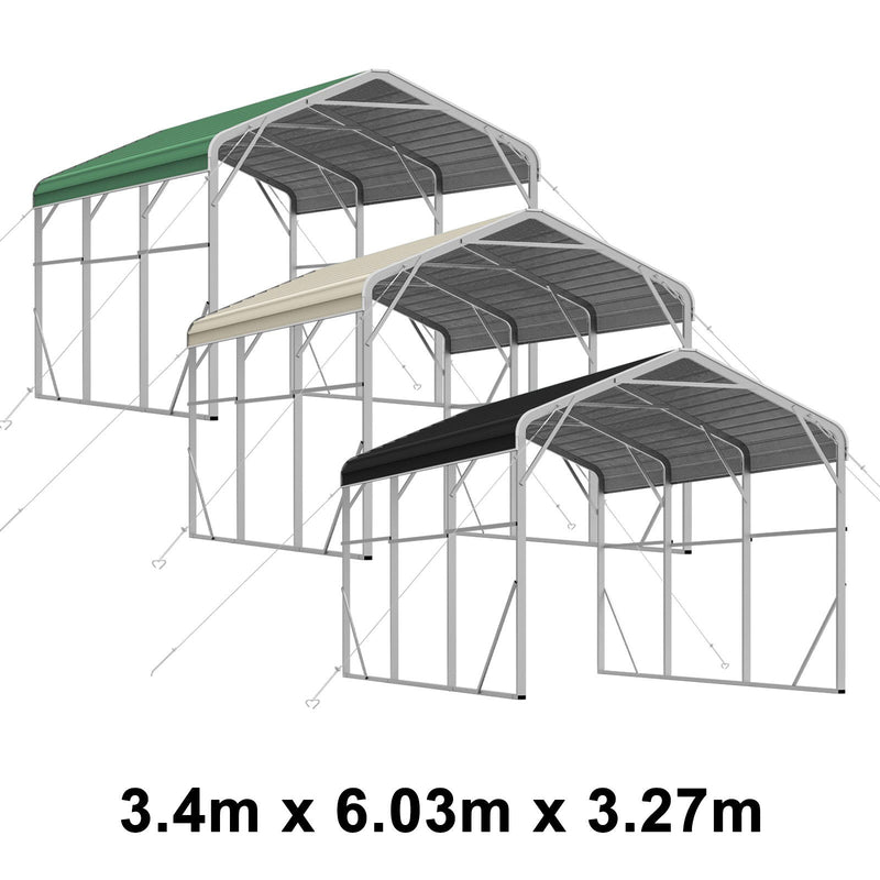 Single Carport 3.4m Wide