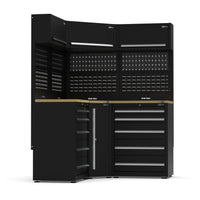 UltraTools 1550/1550mm x 550mm x 2025mm Classic Modular Garage & Workshop Storage Corner Cabinet System
