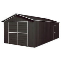 Garage Shed 7.21m x 4.17m x 3.24m Barn Door Workshop + Side PA Door with 4 Frames EXTRA High