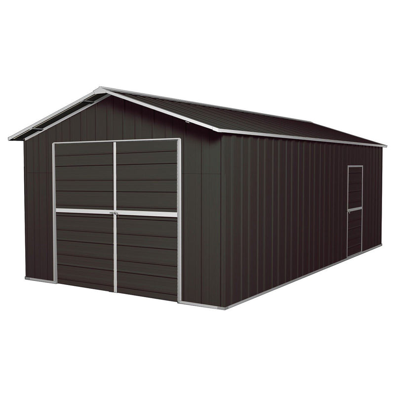 Garage Shed 7.21m x 4.17m x 3.24m Barn Door Workshop + Side PA Door with 4 Frames EXTRA High