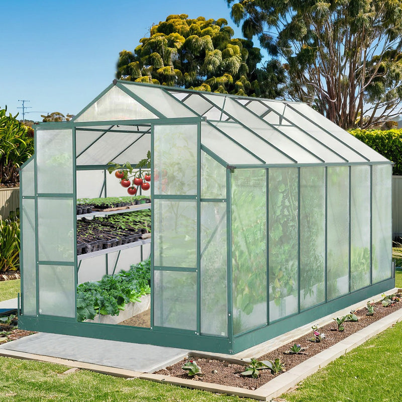EcoPro 6mm 10-36ft Long x 8ft Wide Greenhouse