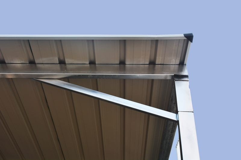 Carport 6m x 6m Vehicle Shelter Skillion Steel Double Carport plus 80X40MM Tube