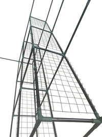 Eco Pro 200x200x200cm Walk in Tunnel Greenhouse PE Cover Tomato Plant Garden Green Shade