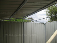 Garage Shed 3.45m x 5.15m x 2.4m with Double Barn Door Workshop