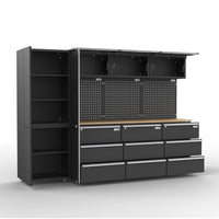 Garage Workbench & Cabinet System - UltraTools 2710mm x 500mm x 1870mm