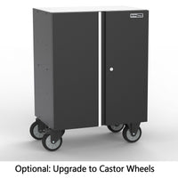 UltraTools 3380mm x 500mm x 1870mm Black Workshop Garage Storage Cabinet Set