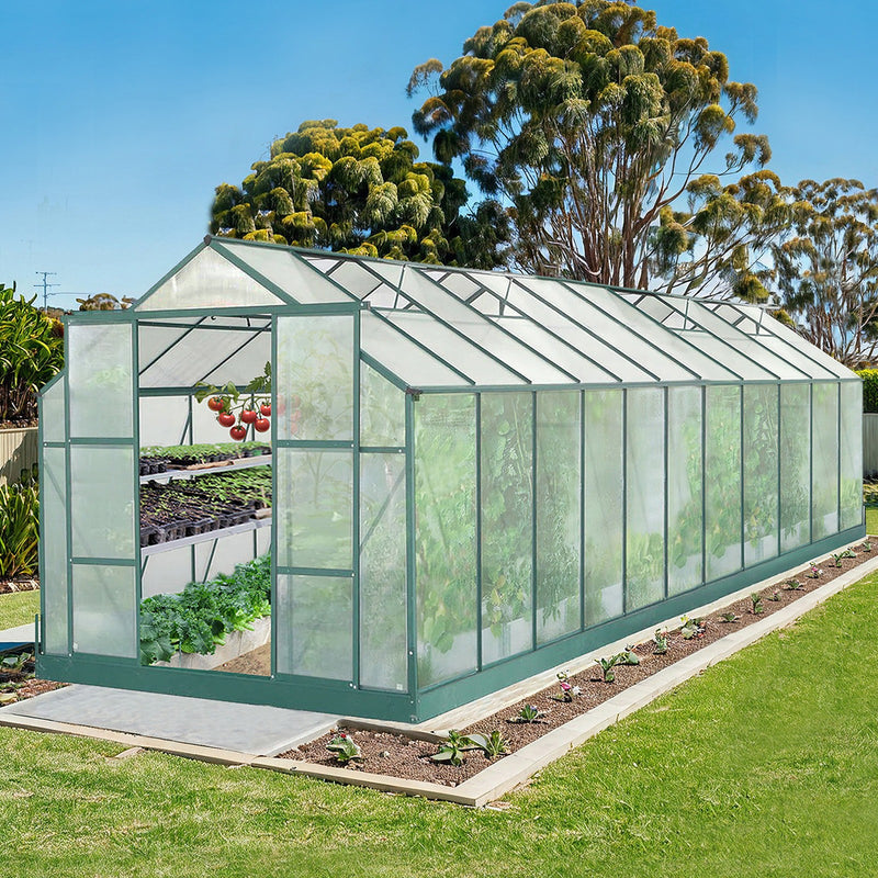 EcoPro 6mm 10-36ft Long x 8ft Wide Greenhouse