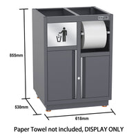 UltraTools 1978/2610mm x 580mm x 2020mm Heavy-Duty Modular Workshop & Garage Storage Corner Cabinet System