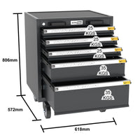 UltraTools 3100mm x 580mm x 2020mm Black Semi-Industrial Workshop Garage Storage Cabinet Set