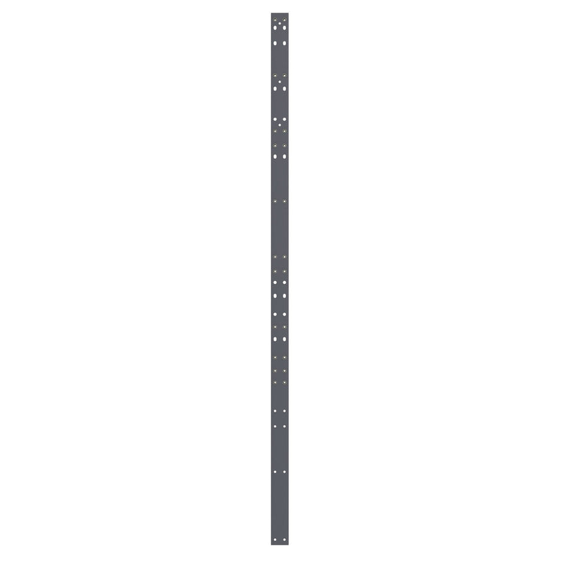UltraTools 2610/3240mm x 580mm x 2020mm Black Semi-Industrial Workshop Garage Storage Corner Cabinet Set