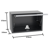 UltraTools 3100mm x 580mm x 2020mm Black Semi-Industrial Workshop Garage Storage Cabinet Set