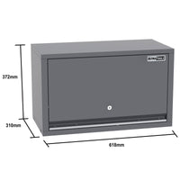 UltraTools 2610/3240mm x 580mm x 2020mm Black Semi-Industrial Workshop Garage Storage Corner Cabinet Set