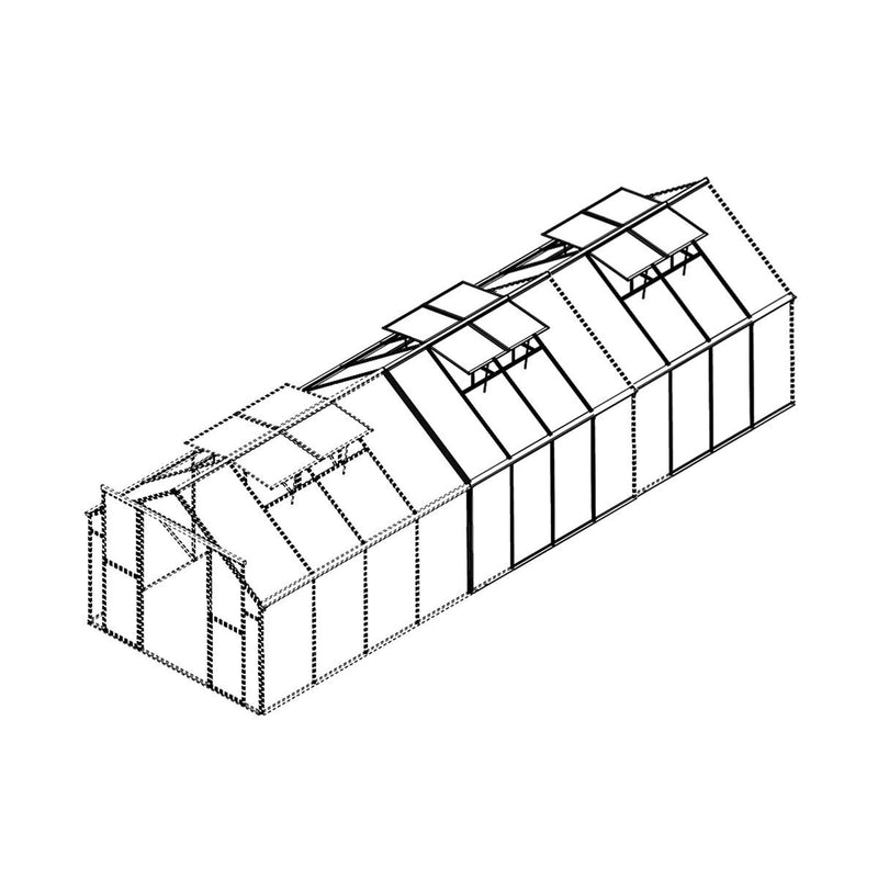 EcoPro 10 - 30ft Long x 10ft Wide Greenhouse