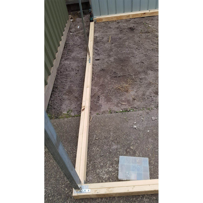 Garden Shed 4.3m x 2.6m x 2.3m Double Barn Door + PA Door Extra Frame