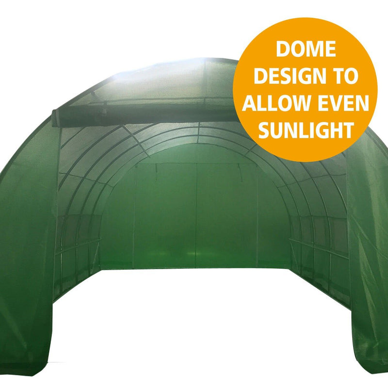 Greenhouse EcoFresh Walk in Greenhouses 6m x 3m x 2m Strong Galvanised Frame
