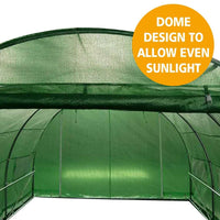 Greenhouse EcoFresh Walk in Greenhouses 4.5m x 3m x 2m Strong Galvanised Frame