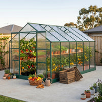 EcoPro 6mm 14-36ft Long x 8ft Wide Greenhouse