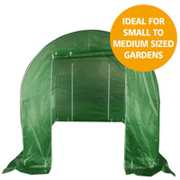 Greenhouse EcoFresh Walk in Greenhouses 3m x 2m x 2m Strong Galvanised Frame