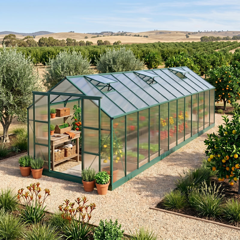EcoPro 10 - 30ft Long x 10ft Wide Greenhouse