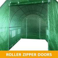 Greenhouse EcoFresh Walk in Greenhouses 3m x 2m x 2m Strong Galvanised Frame