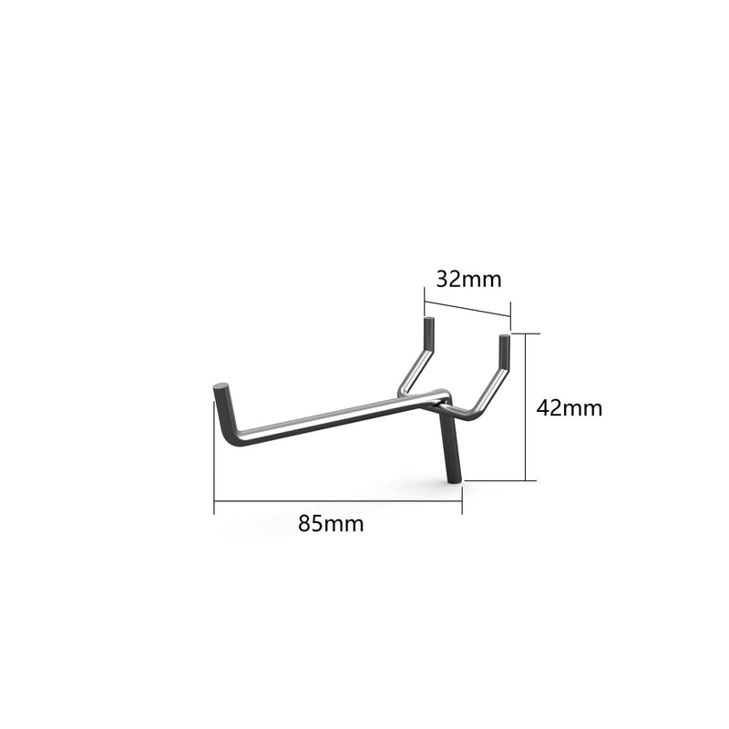 A pack of 22 Assorted UltraTools Zinc Pegboard Hooks Accessory
