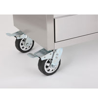 UltraTools Stainless Steel 52" Mobile Work Bench with 8 Drawers Tool Chest Roller Cabinet