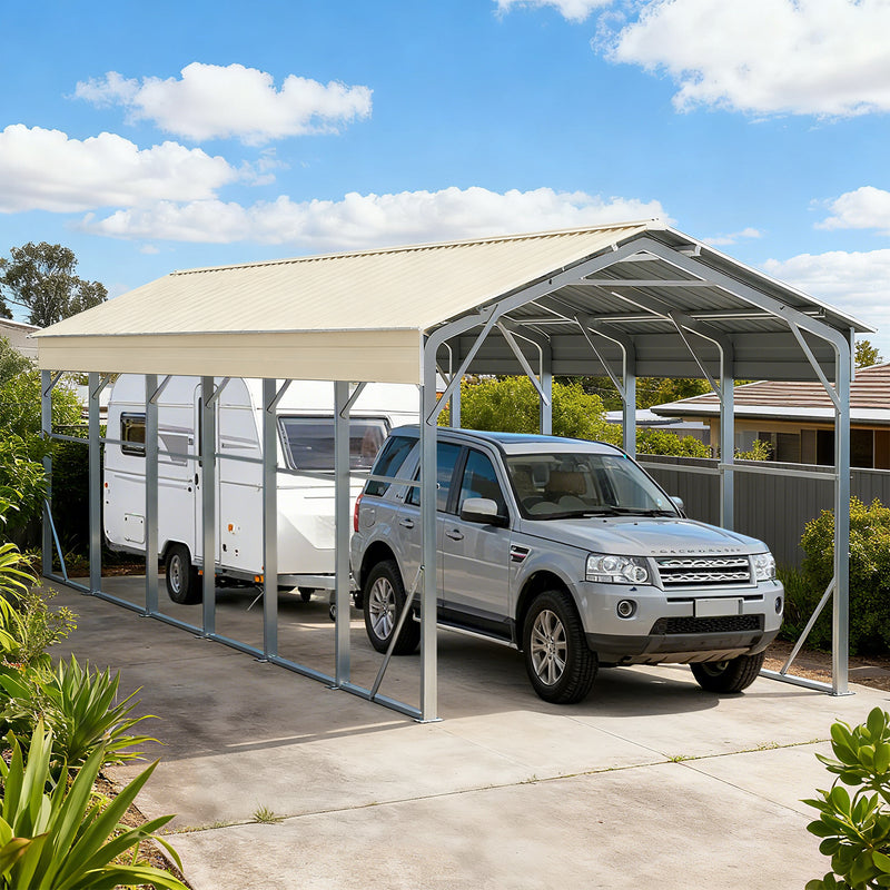 Carport 3.6 x 10.6m x 3.51m (Gable) Backyard Boat Portable Vehicle Shelter