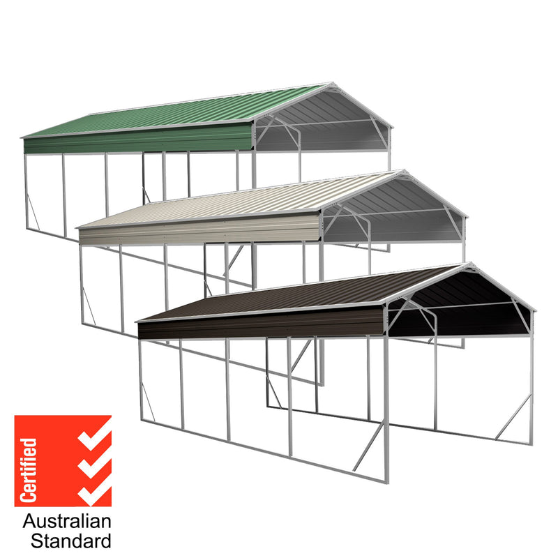 Carport 3.6 x 7.6m x 3.51m (Gable) Backyard Boat Portable Vehicle Shelter