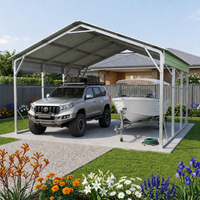 Carport 6.23m x 6.08m x 4.27m (Gable) Backyard Boat Portable Vehicle Shelter
