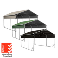 Carport 6.23m x 6.08m x 4.27m (Gable) Backyard Boat Portable Vehicle Shelter