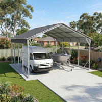 Carport 6.23 x 7.6 x 4.27m Backyard Boat Portable Vehicle Shelter