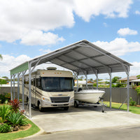 Carport 6.23 x 7.6 x 4.27m Backyard Boat Portable Vehicle Shelter