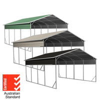 Carport 6.23 x 7.6 x 4.27m Backyard Boat Portable Vehicle Shelter
