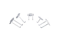 A pack of 10 Assorted UltraTools Zinc Pegboard Hooks Accessory