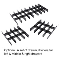 A set of 3pcs Drawer Dividers for Mobile Workbench (backorder) (Add-On)