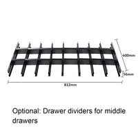 Mobile Workbench Middle Drawer Dividers (backorder) (Add-On)