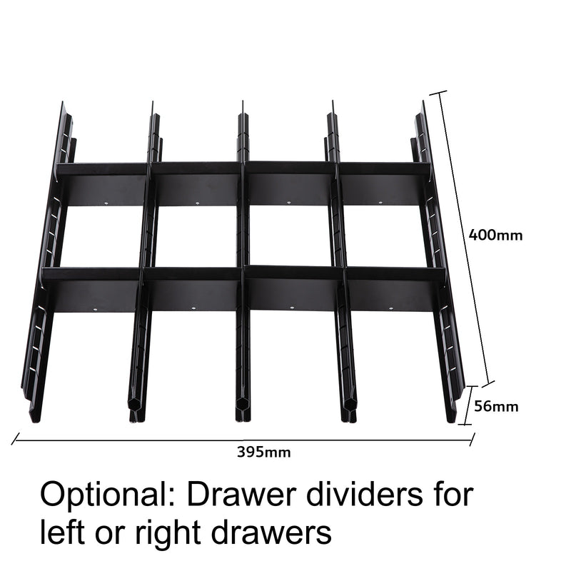 UltraTools Black 72" Mobile Work Bench with 15 Drawers Tool Chest & 3 Overhead Roller Cabinet