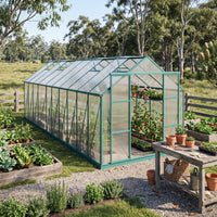 EcoPro 6mm 14-36ft Long x 8ft Wide Greenhouse