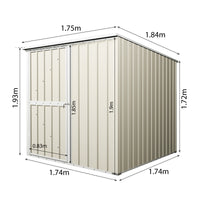 Garden Shed 1.75m x 1.75m x 1.9m