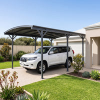Carport 3m x 5.7m x 2.57m AluFrame 8mm PolyUV Roof